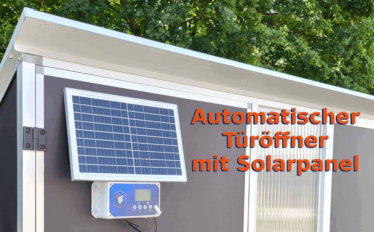 Türöffner mit Solarpanel
