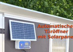 Türöffner mit Solarpanel