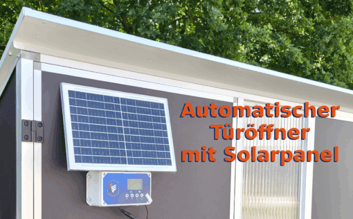 Türöffner mit Solarpanel