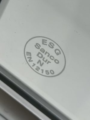Glasstempel ESG EN12150