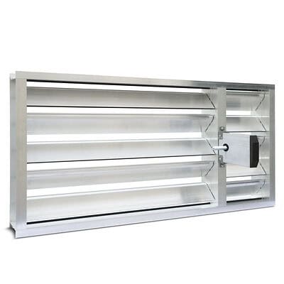 Jalousieklappe mit Metallrädern