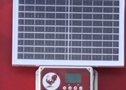 Automatischer Türöffner mit Solarpanel